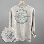 Just A Girl Who Loves Doing Yoga (Back Print)