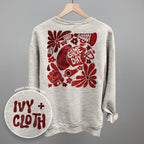 Floral Game Day Red (Back Print)