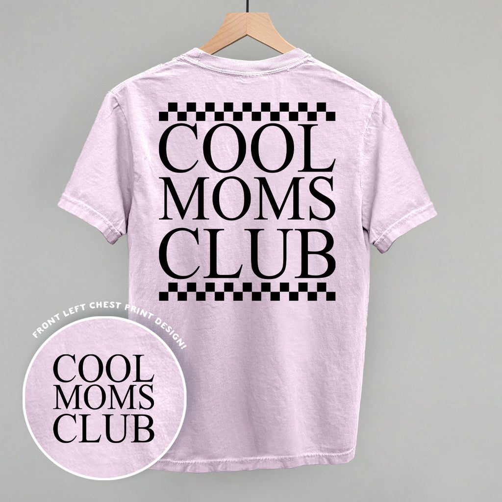 Cool Moms Club Checkered (Back Print)