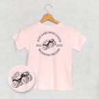 Just A Kid Who Loves Monster Trucks (Kids Back Print)