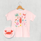 Beach Doodles (Kids Back Print)