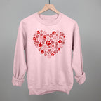 Paw Print Heart