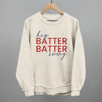 Hey Batter Batter Swing (Red + Navy)