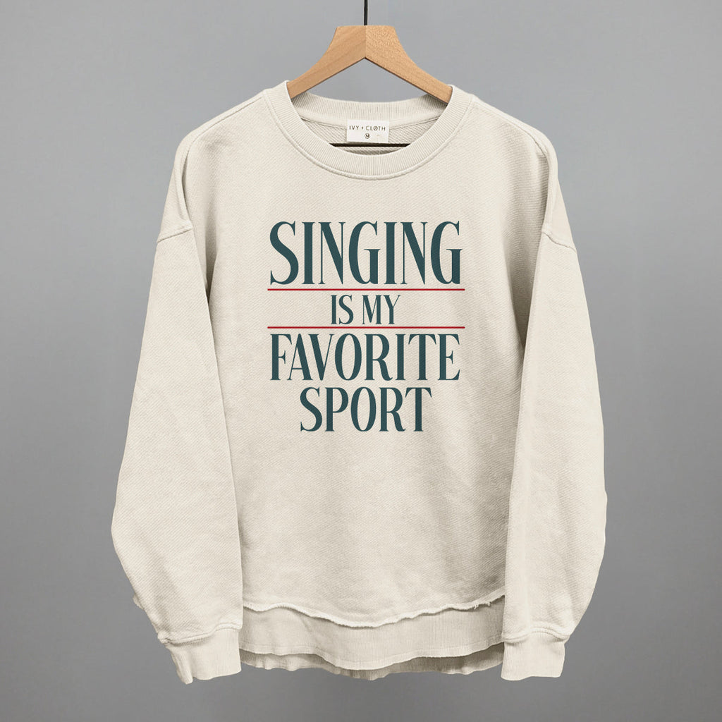 Singing Is My Favorite Sport