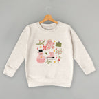 Pink Christmas Doodles (Kids)