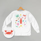 Beach Doodles (Kids Back Print)