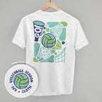 Volleyball Season Doodles (Back Print)