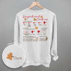 Gingerbread Cookie Recipe (Back Print)