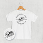 Just A Kid Who Loves Monster Trucks (Kids Back Print)