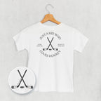 Just A Kid Who Loves Hockey (Kids Back Print)