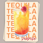 Tequila Sunrise (Decal)
