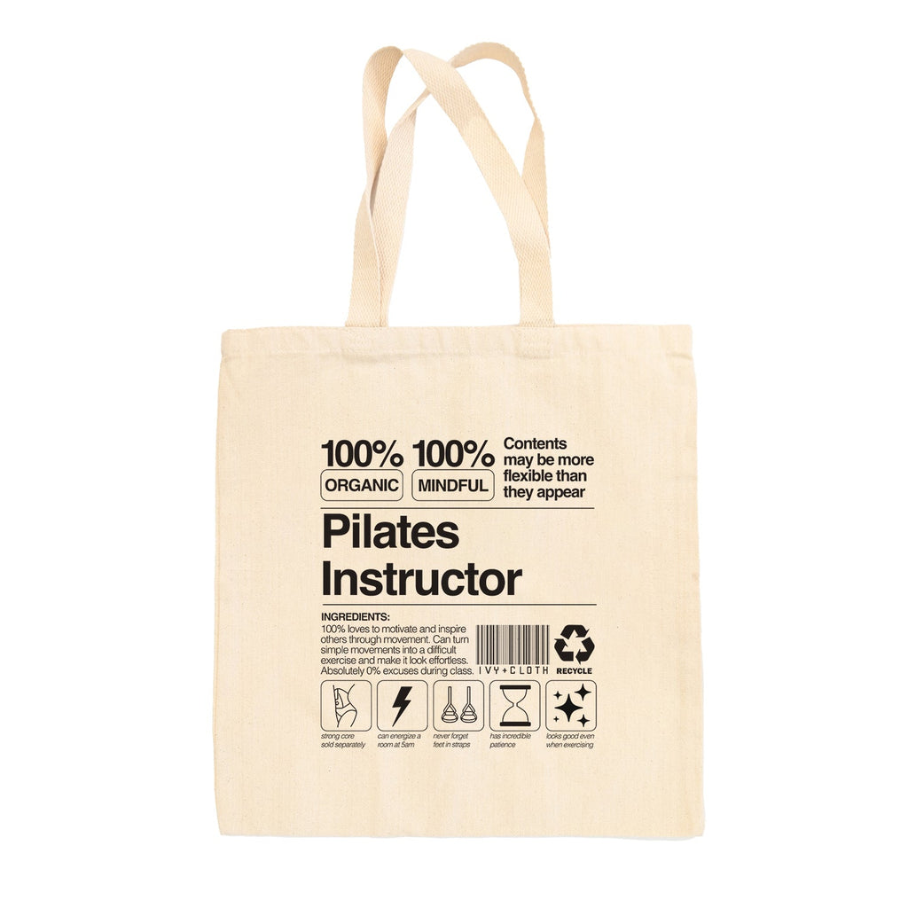 Pilates Instructor Tote Bag
