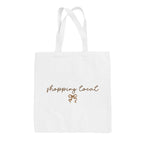 Shopping Local Script + Bow Tote Bag