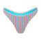 1 Pink and blue orange striped bottom