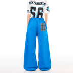 Retro Sports Elastic Loose Fit Trousers for Women
