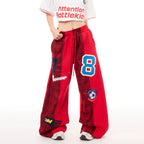 Retro Sports Elastic Loose Fit Trousers for Women