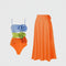 Contrast color jumpsuit