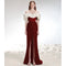 Wine Red Off-Shoulder
