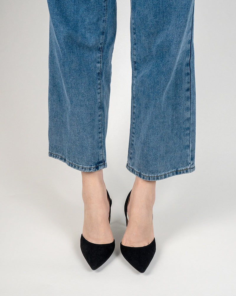 High Heel Minimalist Suede Pointed Toe Pumps