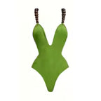 Halter Bandeau Bikini Set Women's Sexy Push Up Swimsuit Long Skirt Beachwear
