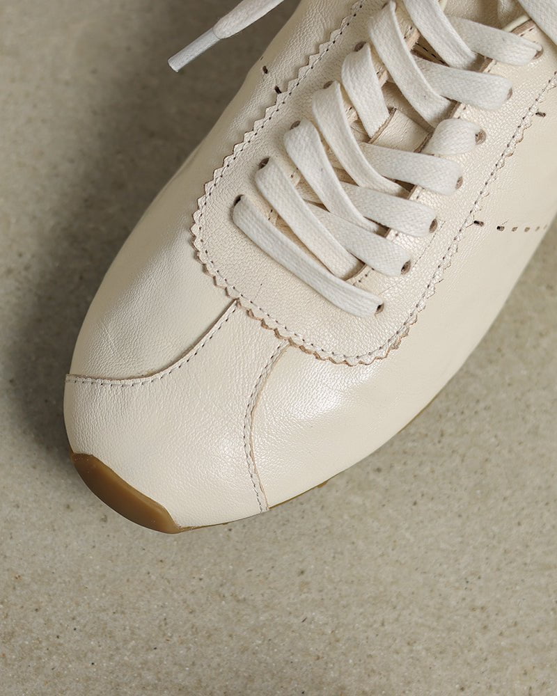 Contrast Nappa Leather Lightweight Sole Sneaker