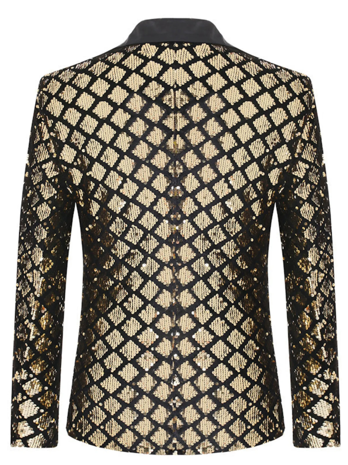 Men's Sequin One Button Blazer - photo 7