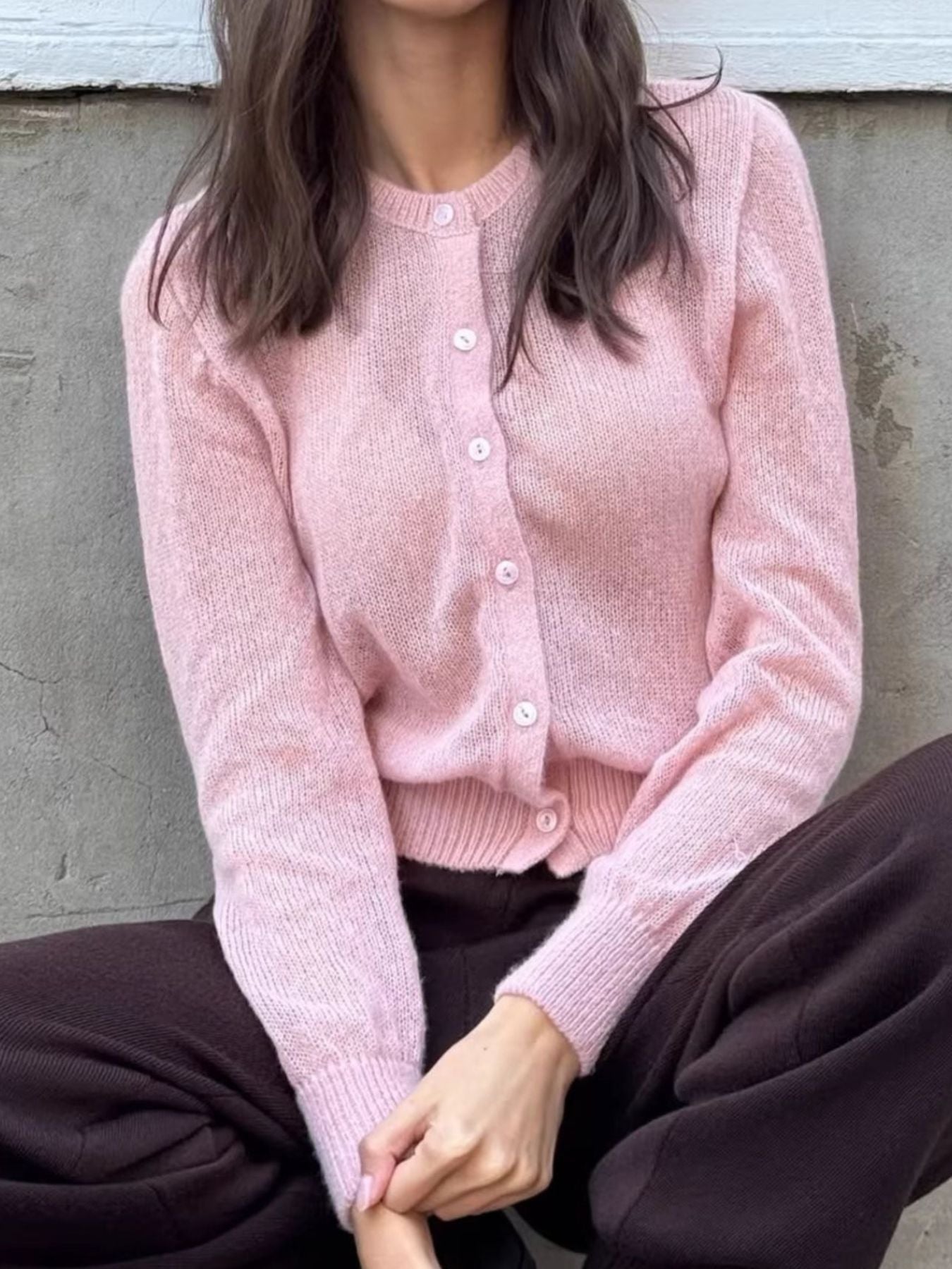 Button Up Long Sleeve Cardigan Secondary image