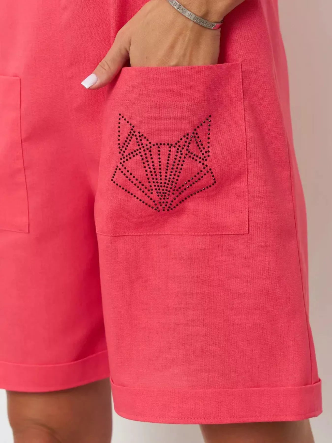 Sleeveless Tie-Strap Romper Secondary image