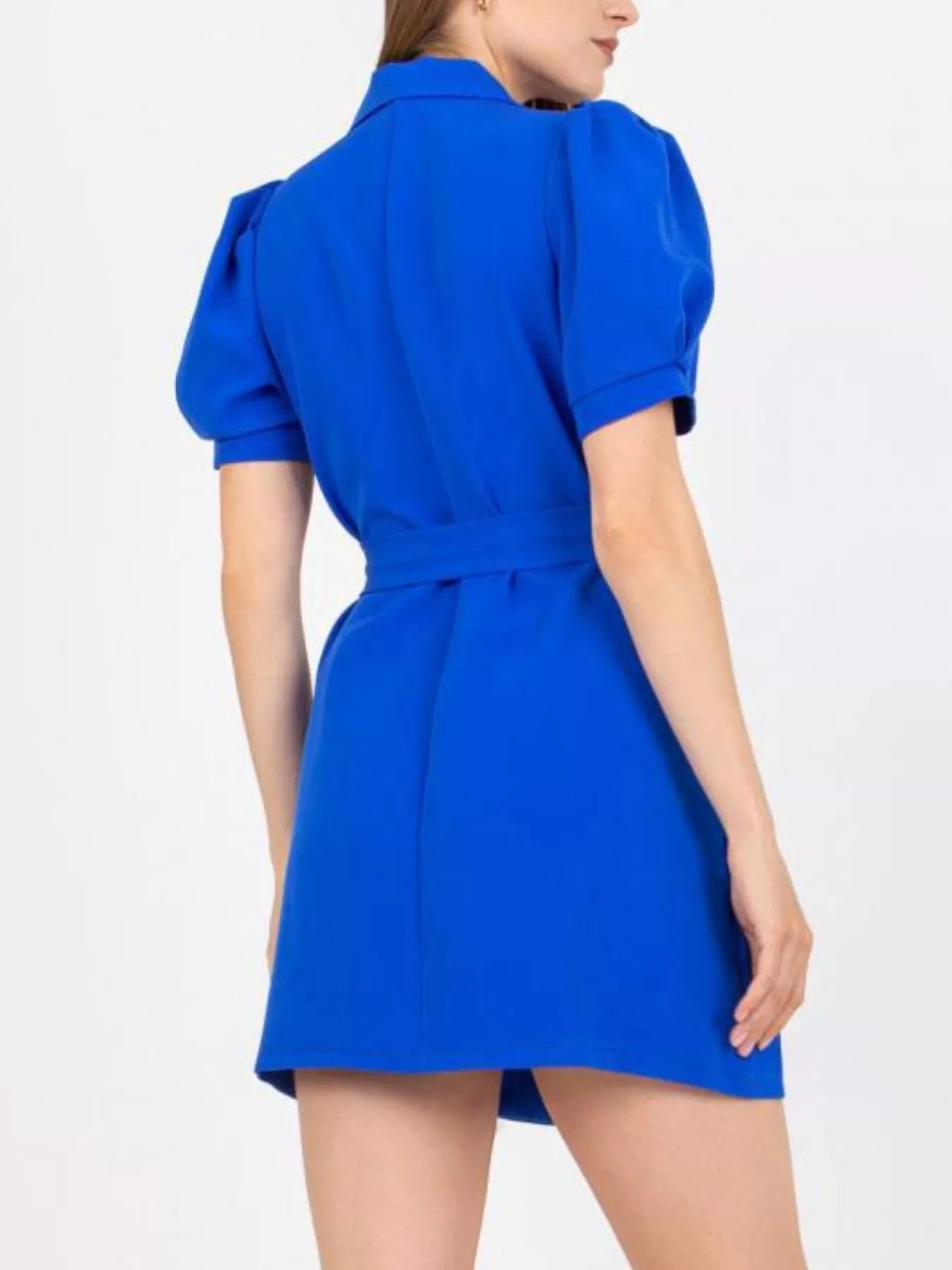 Blazer Style Tie Waist Mini Dress Secondary image