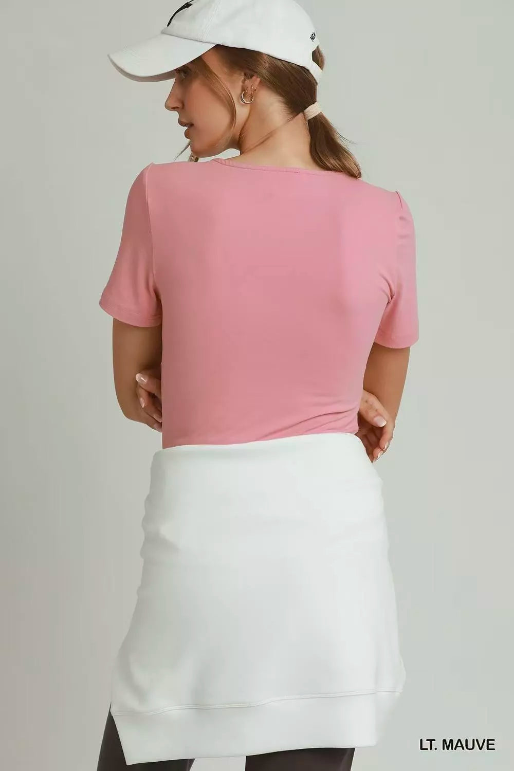 Umgee Sweetheart Neckline Front Double-Lined Top Secondary image