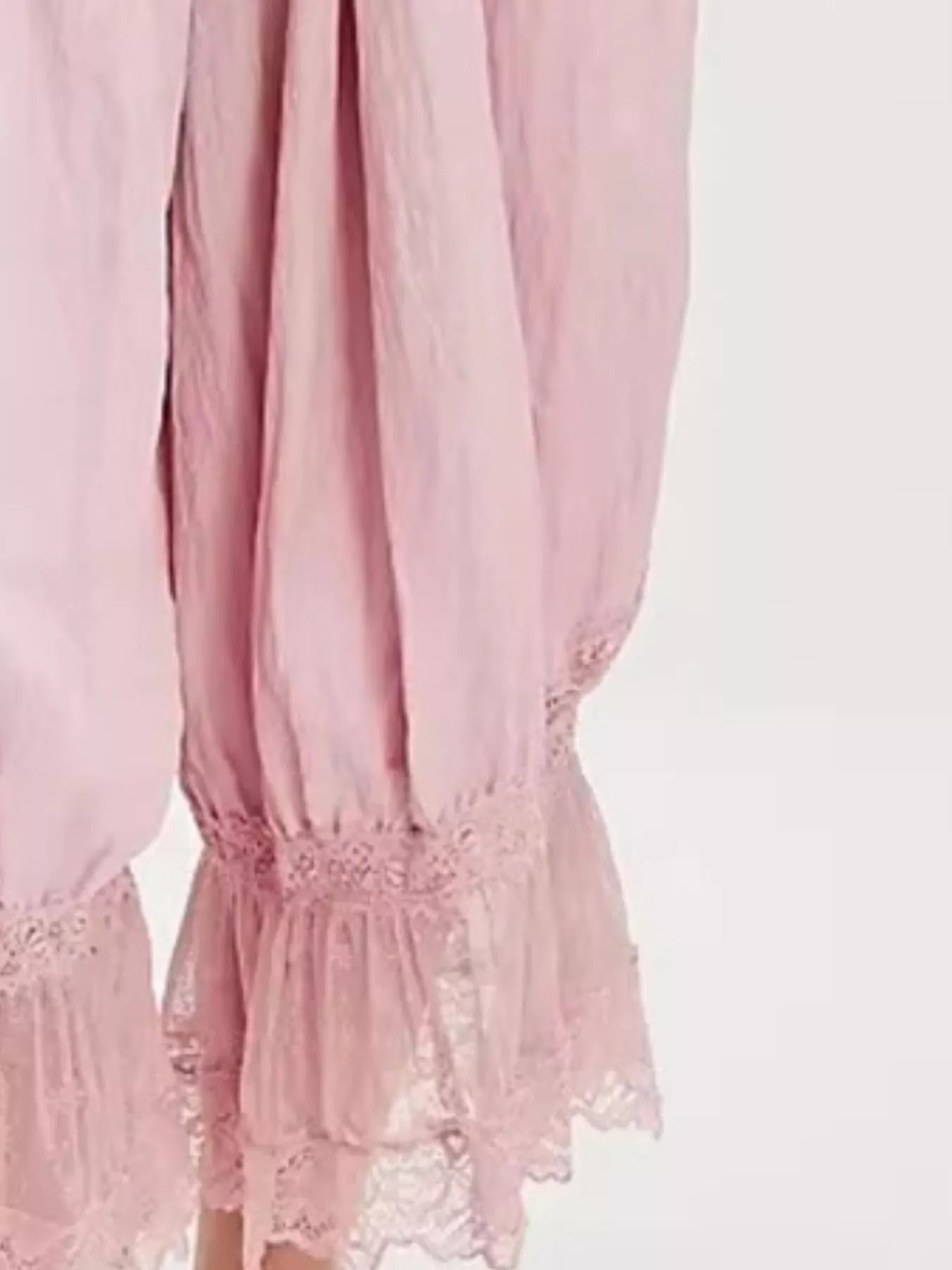 Lace Trimmed Lounge Pants Secondary image