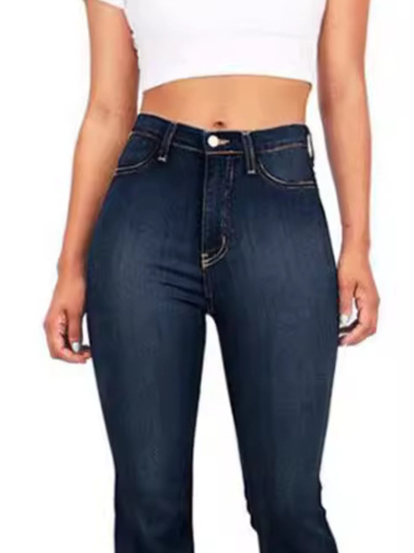 Full Size High-Waisted Bootcut Jeans Plus Size Secondary image