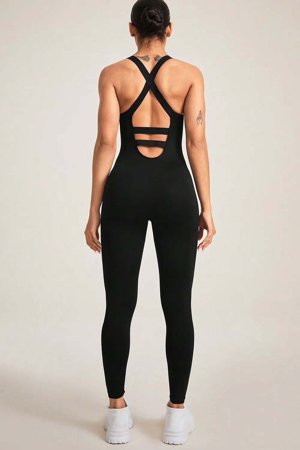 Crisscross Wide Strap Jumpsuit Secondary image