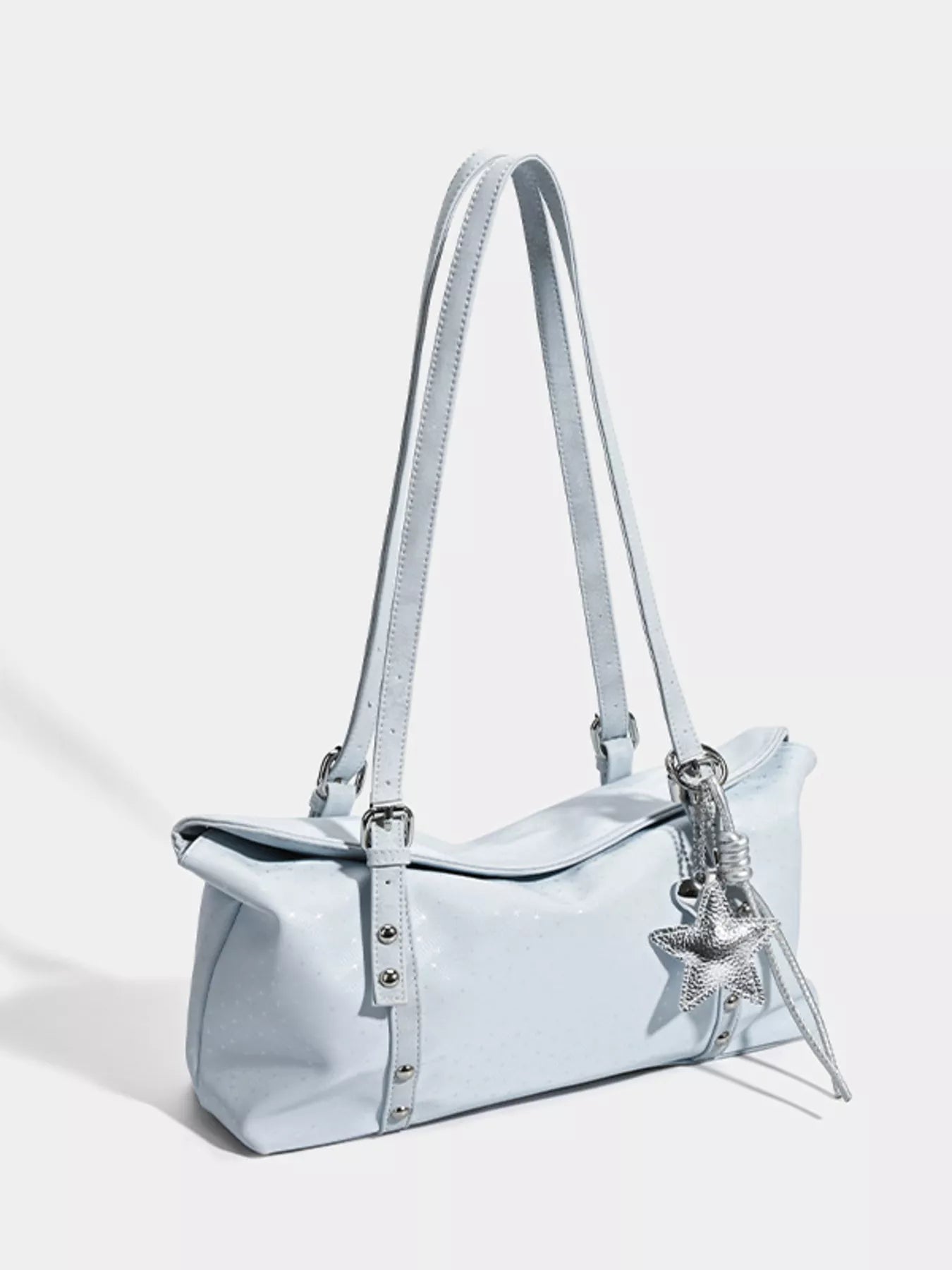 Leather Shoulder Bag with Star Charm Secondary image