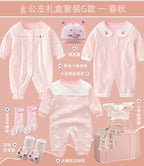 Baby Girls' Princess Gift Box Set Newborn Infant Toddler Clothing
