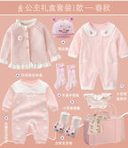Baby Girls' Princess Gift Box Set Newborn Infant Toddler Clothing
