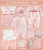 Baby Girls' Princess Gift Box Set Newborn Infant Toddler Clothing
