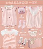 Baby Girls' Princess Gift Box Set Newborn Infant Toddler Clothing