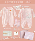 Baby Girls' Princess Gift Box Set Newborn Infant Toddler Clothing