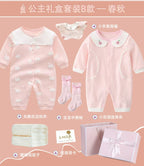 Baby Girls' Princess Gift Box Set Newborn Infant Toddler Clothing