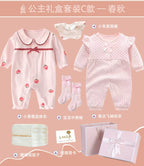 Baby Girls' Princess Gift Box Set Newborn Infant Toddler Clothing