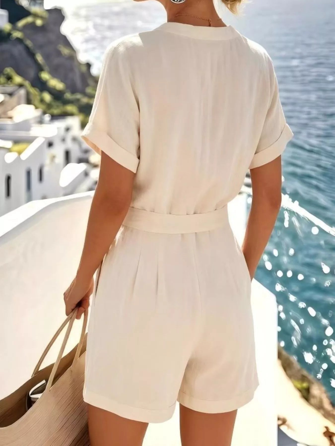 Button Down Shirt and Shorts Set Secondary image