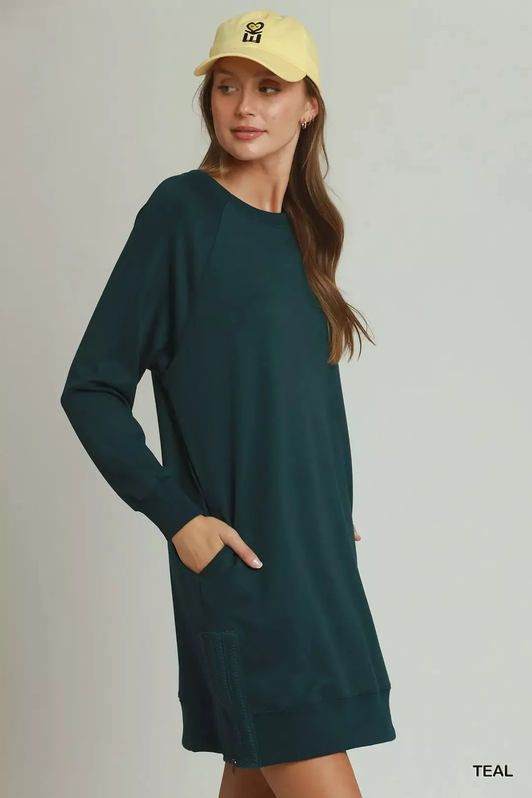 Umgee Side Crochet Zipper Detailed Dress Secondary image