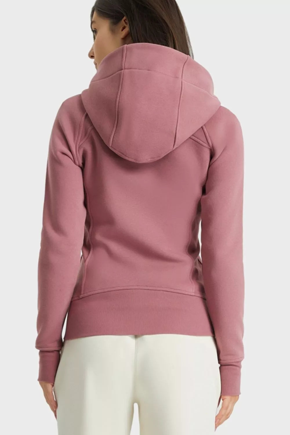 Millennia Zip Up Seam Detail Hooded Sports Jacket Secondary image