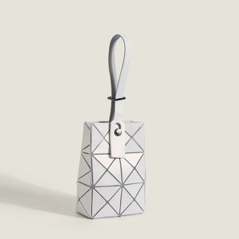 Geometric Panel Foldable Handbag Secondary image
