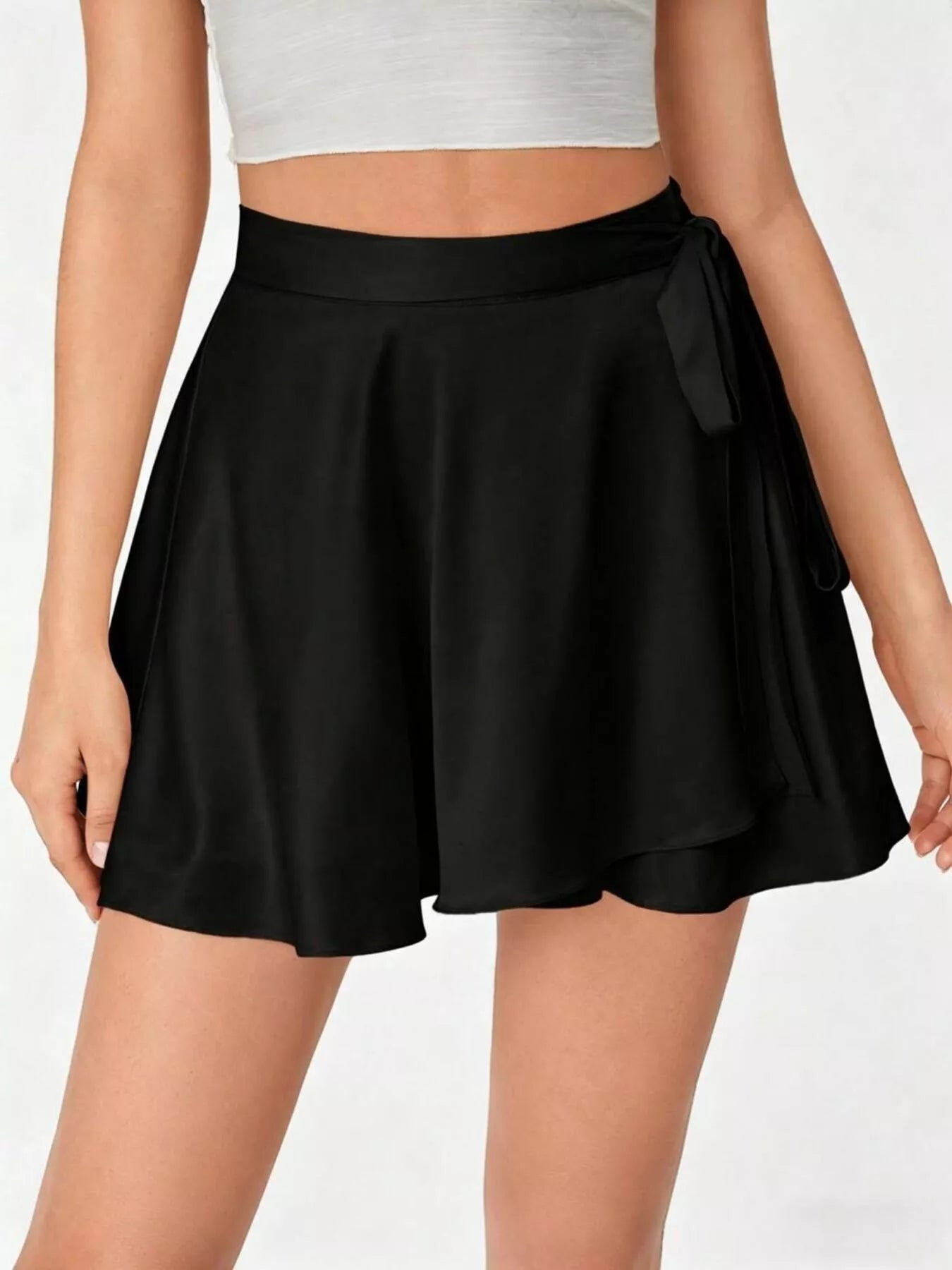Elastic Waist Mini Skirt Secondary image
