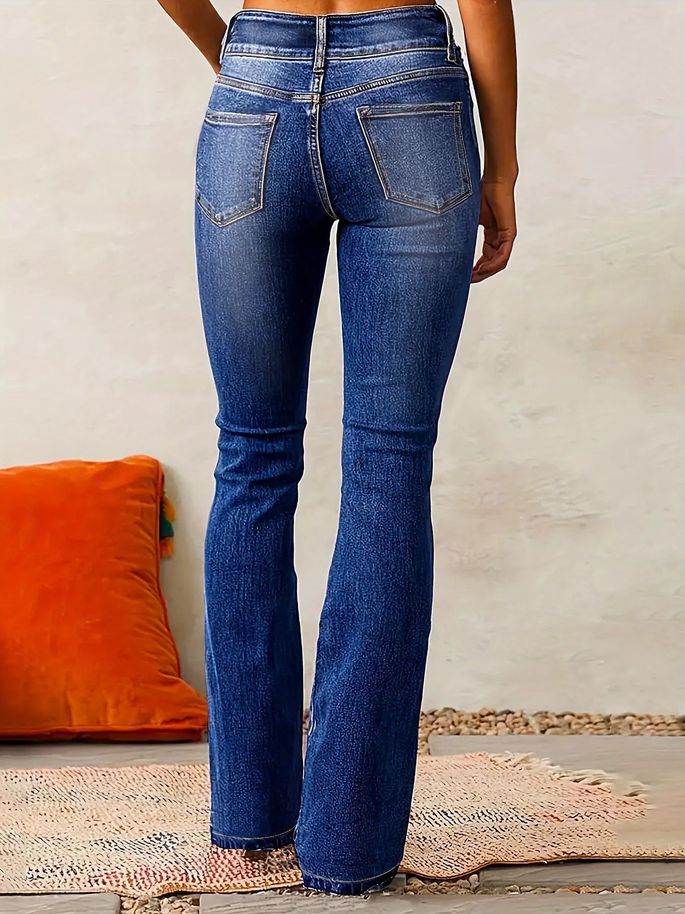 High-Waisted Flare Jeans Secondary image