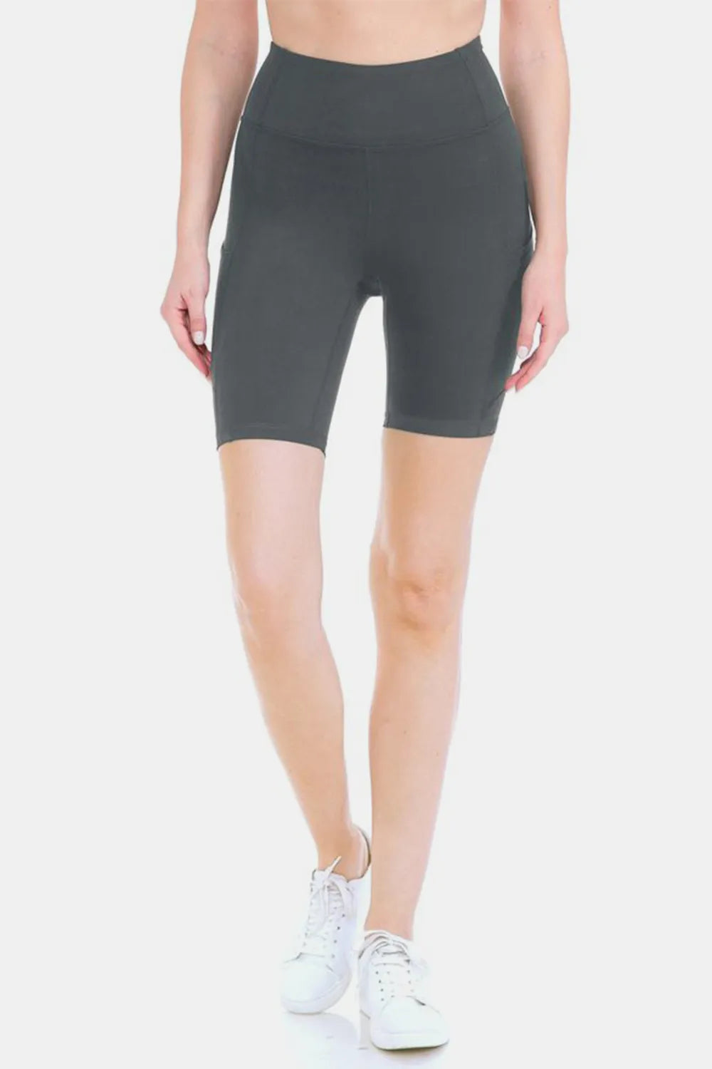 Leggings Depot Full Size High Waist Active Shorts Secondary image