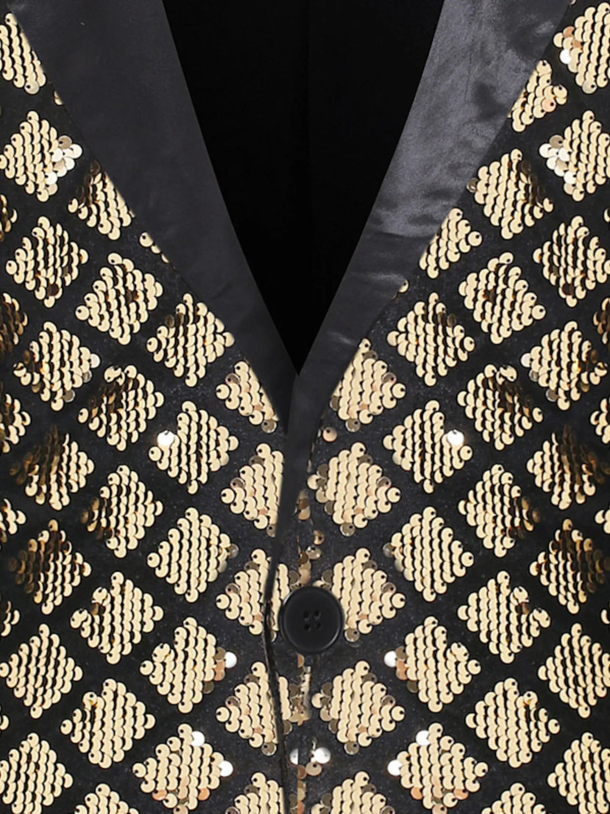 Men's Sequin One Button Blazer - photo 8