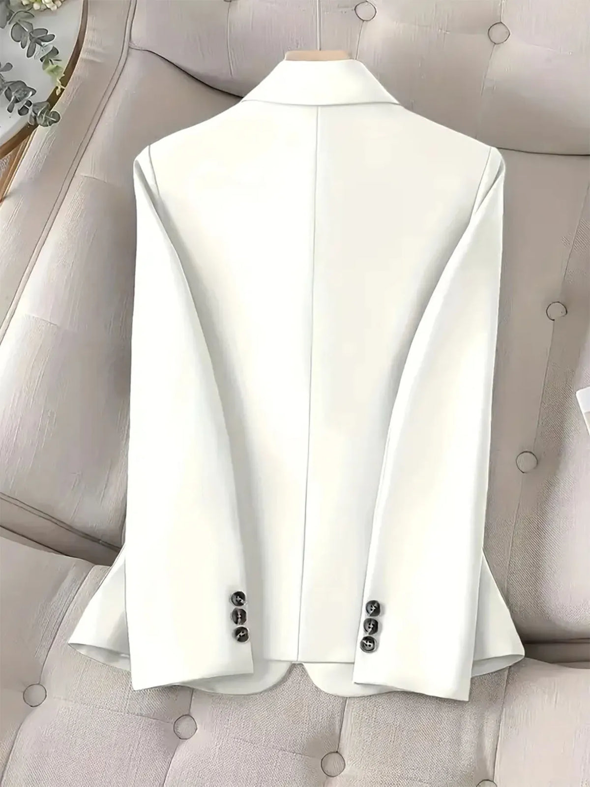 One-Button Blazer with Pockets - photo 9